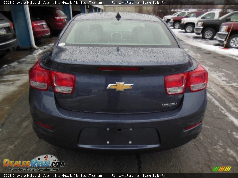 2013 Chevrolet Malibu LS Atlantis Blue Metallic / Jet Black/Titanium Photo #7