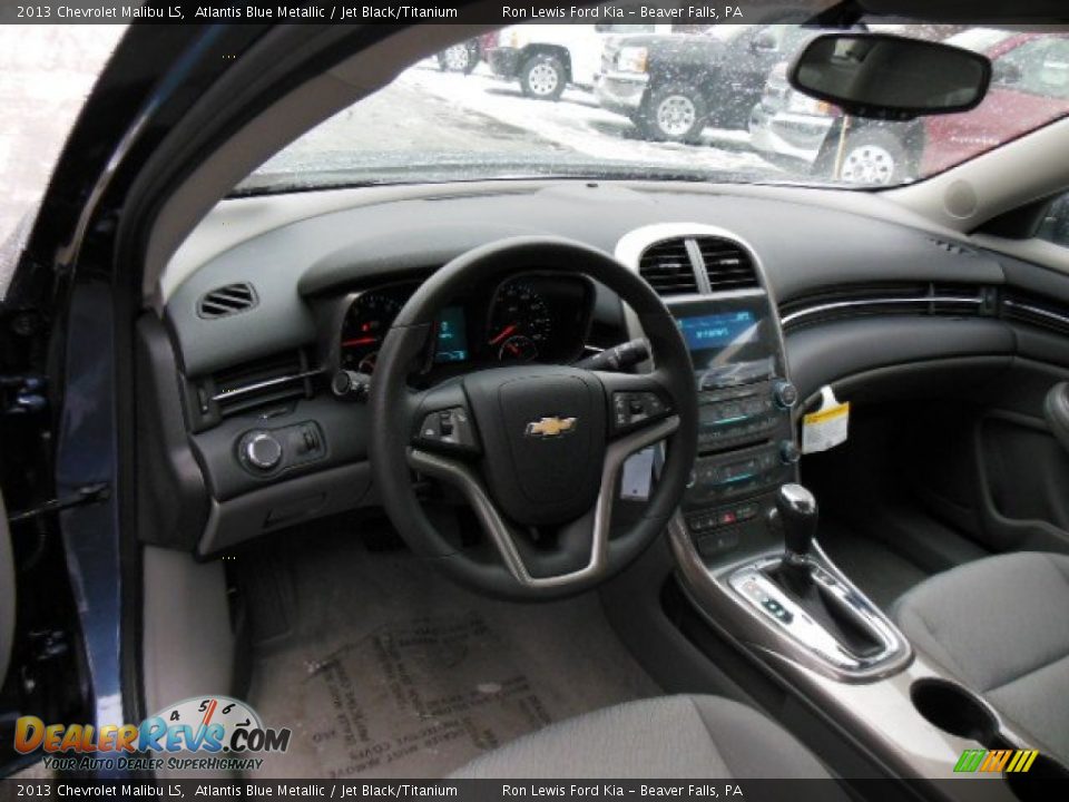 2013 Chevrolet Malibu LS Atlantis Blue Metallic / Jet Black/Titanium Photo #10