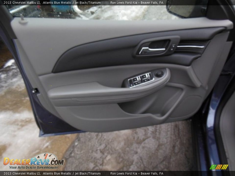 2013 Chevrolet Malibu LS Atlantis Blue Metallic / Jet Black/Titanium Photo #12