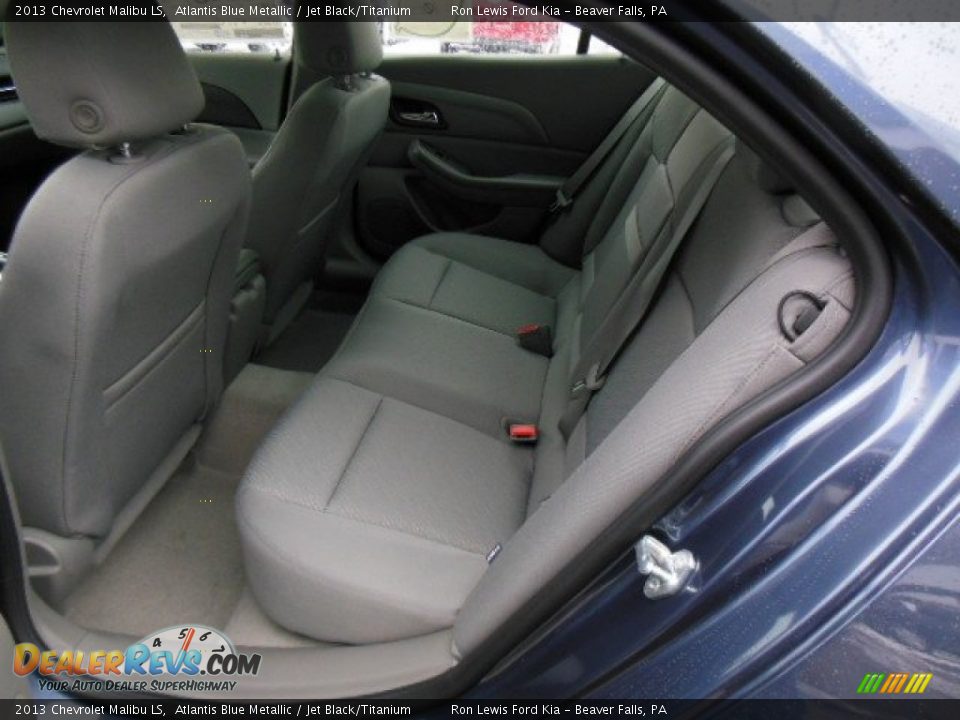 2013 Chevrolet Malibu LS Atlantis Blue Metallic / Jet Black/Titanium Photo #13