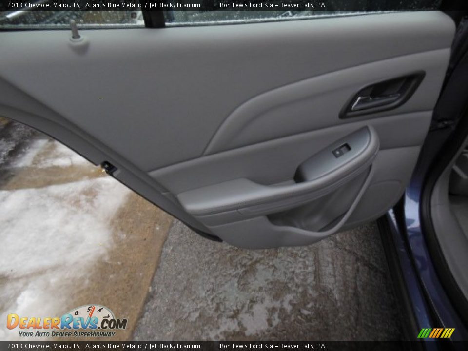 2013 Chevrolet Malibu LS Atlantis Blue Metallic / Jet Black/Titanium Photo #14