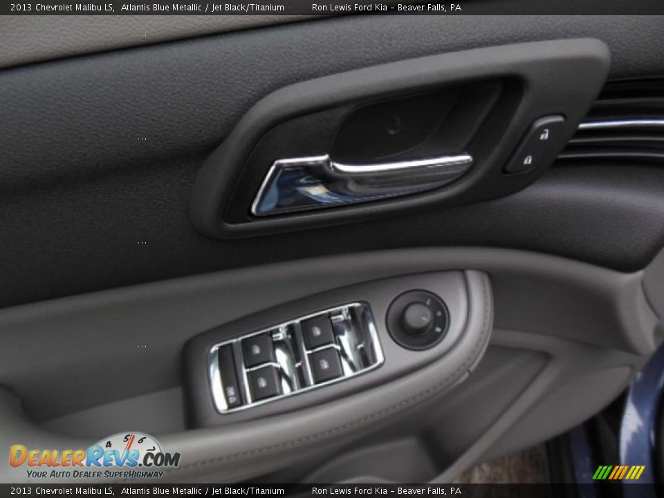 2013 Chevrolet Malibu LS Atlantis Blue Metallic / Jet Black/Titanium Photo #15