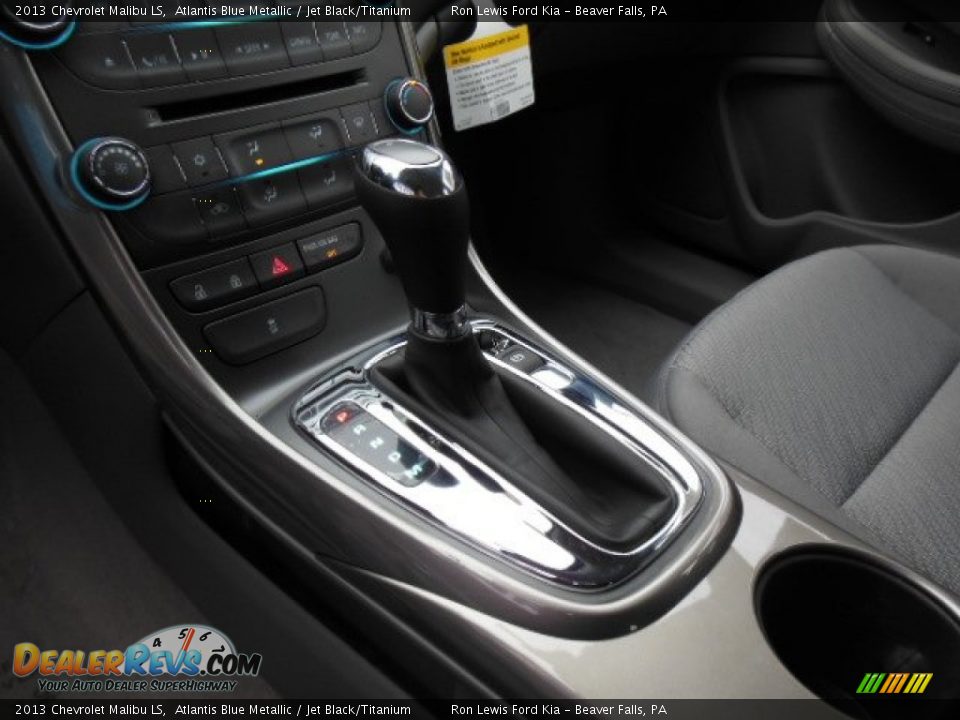 2013 Chevrolet Malibu LS Atlantis Blue Metallic / Jet Black/Titanium Photo #17