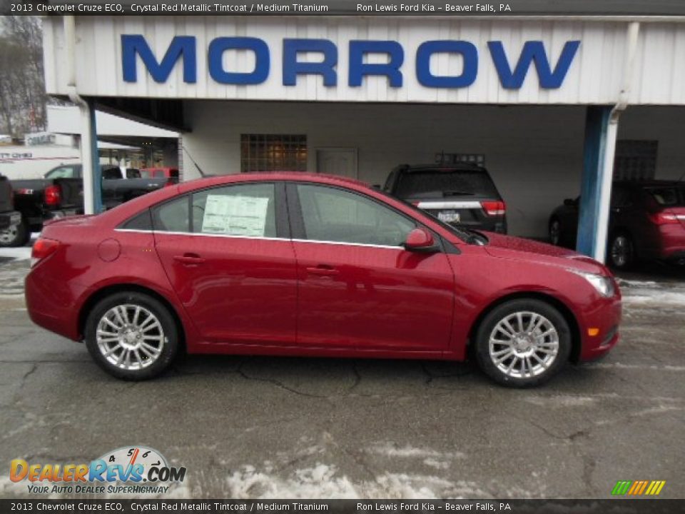 2013 Chevrolet Cruze ECO Crystal Red Metallic Tintcoat / Medium Titanium Photo #1