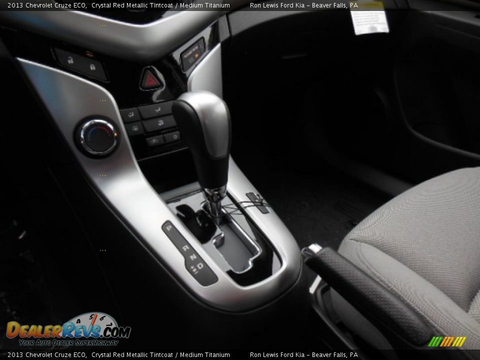 2013 Chevrolet Cruze ECO Crystal Red Metallic Tintcoat / Medium Titanium Photo #17