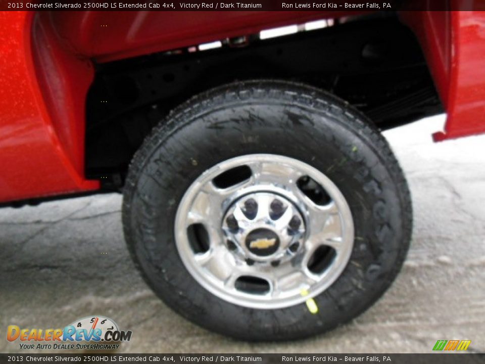 2013 Chevrolet Silverado 2500HD LS Extended Cab 4x4 Victory Red / Dark Titanium Photo #9