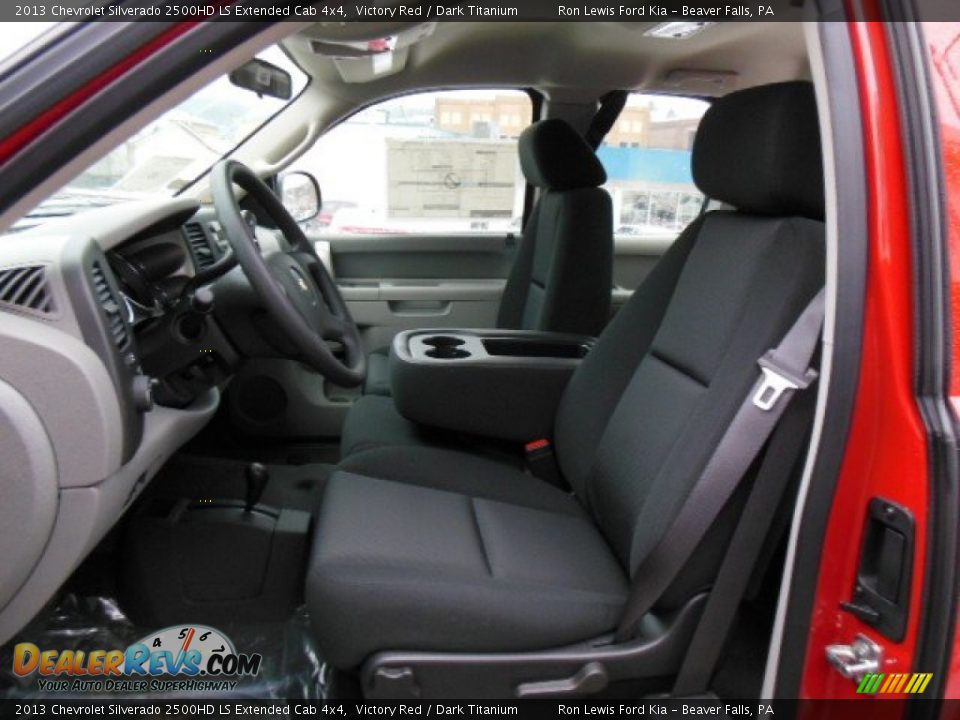 2013 Chevrolet Silverado 2500HD LS Extended Cab 4x4 Victory Red / Dark Titanium Photo #11