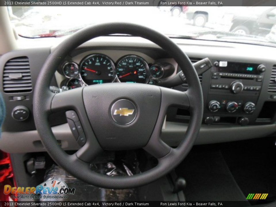 2013 Chevrolet Silverado 2500HD LS Extended Cab 4x4 Victory Red / Dark Titanium Photo #19