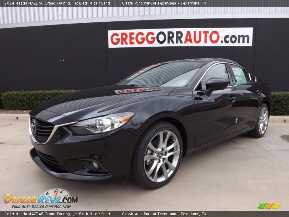 2014 Mazda MAZDA6 Grand Touring Jet Black Mica / Sand Photo #1