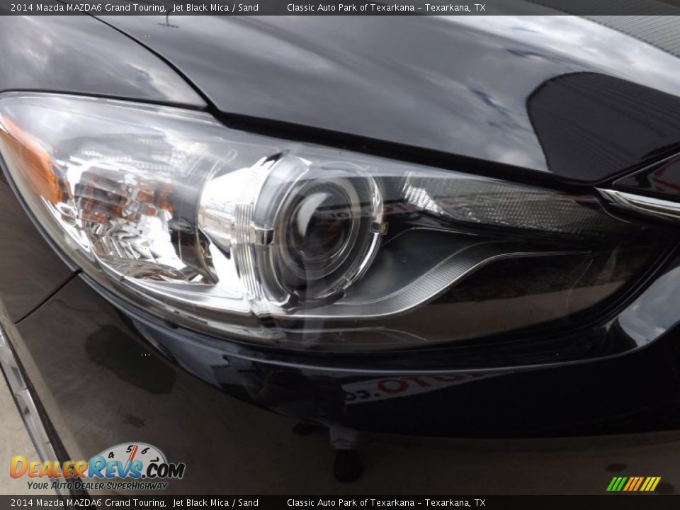 2014 Mazda MAZDA6 Grand Touring Jet Black Mica / Sand Photo #13