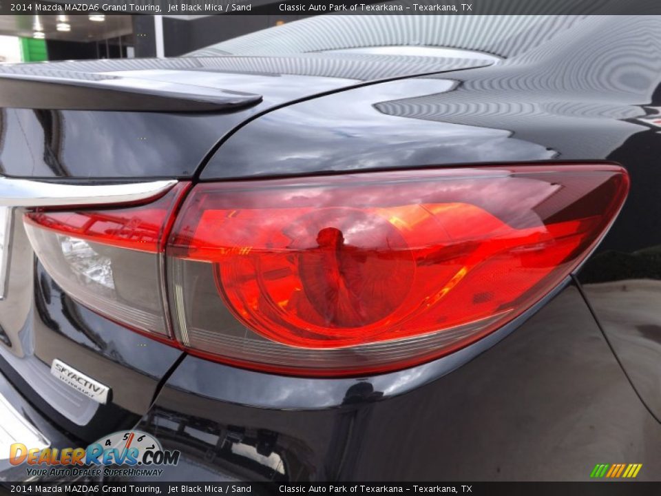2014 Mazda MAZDA6 Grand Touring Jet Black Mica / Sand Photo #14