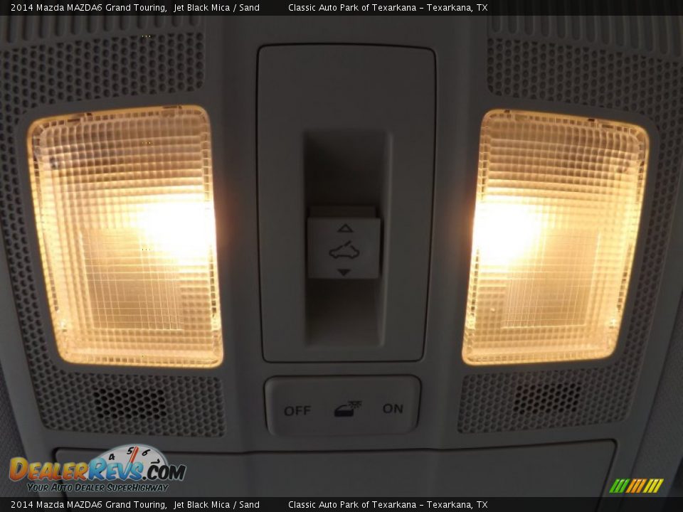 2014 Mazda MAZDA6 Grand Touring Jet Black Mica / Sand Photo #29