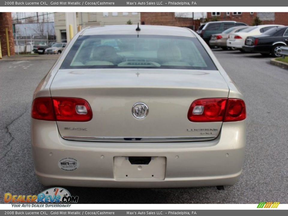 2008 Buick Lucerne CXL Gold Mist Metallic / Cocoa/Cashmere Photo #12