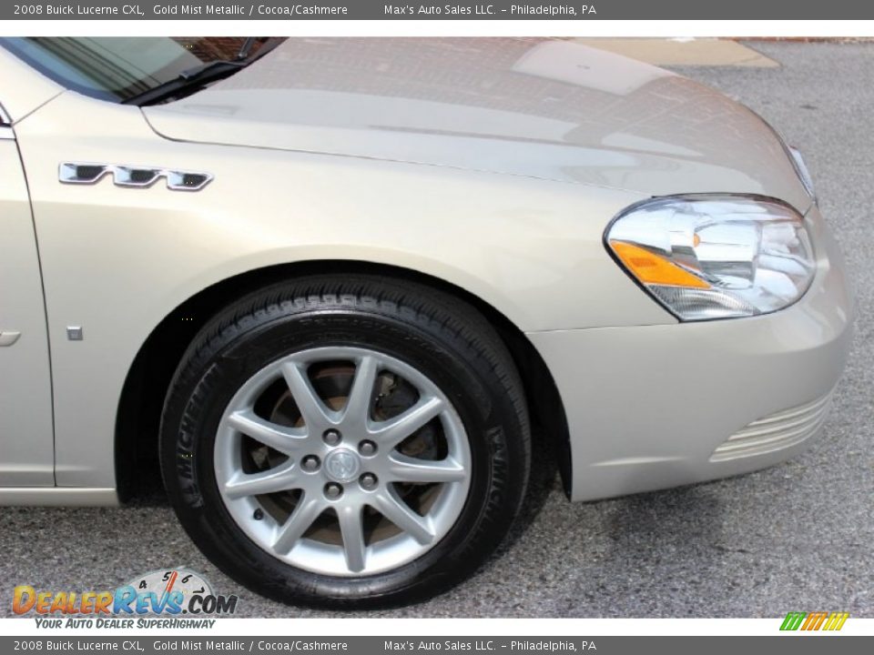 2008 Buick Lucerne CXL Gold Mist Metallic / Cocoa/Cashmere Photo #14