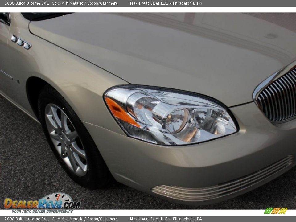 2008 Buick Lucerne CXL Gold Mist Metallic / Cocoa/Cashmere Photo #15