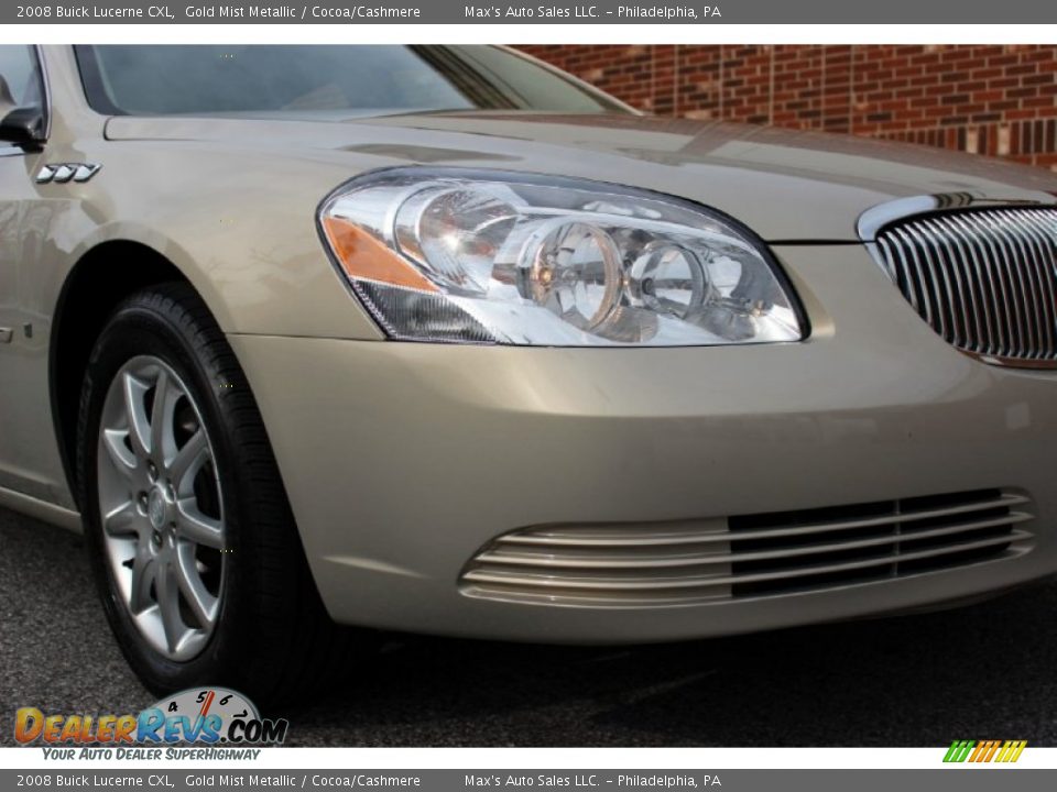 2008 Buick Lucerne CXL Gold Mist Metallic / Cocoa/Cashmere Photo #16