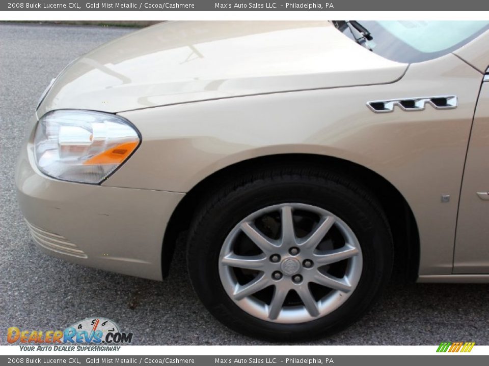 2008 Buick Lucerne CXL Gold Mist Metallic / Cocoa/Cashmere Photo #22