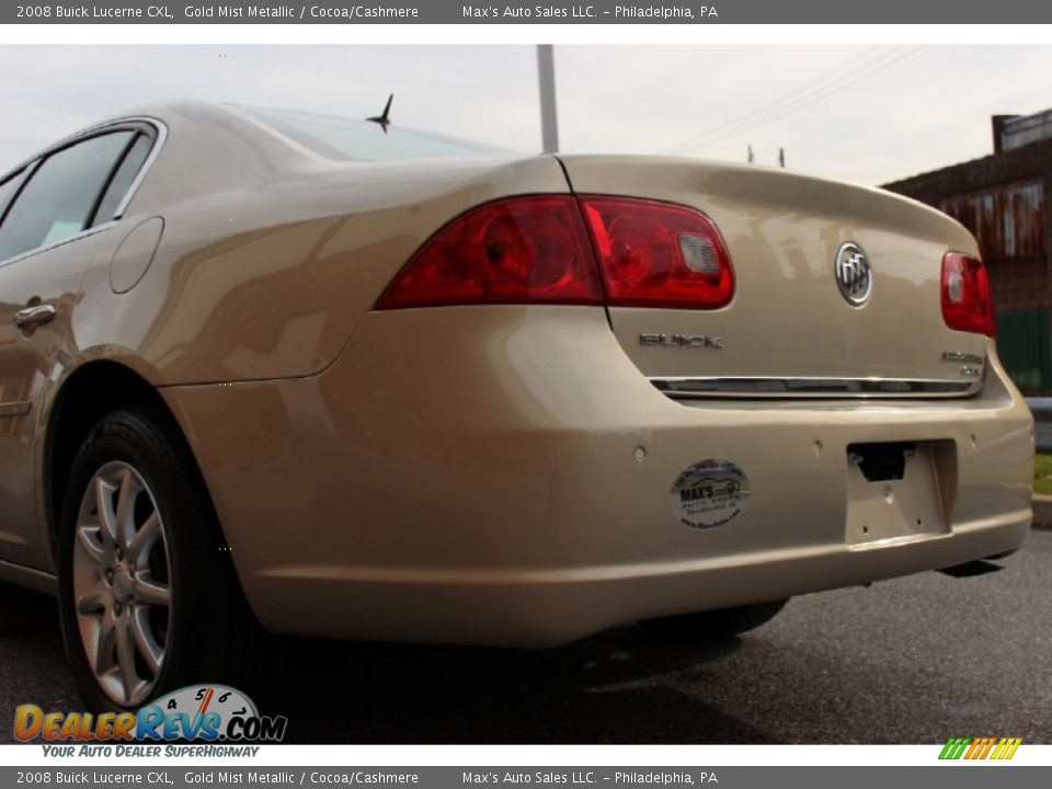 2008 Buick Lucerne CXL Gold Mist Metallic / Cocoa/Cashmere Photo #26