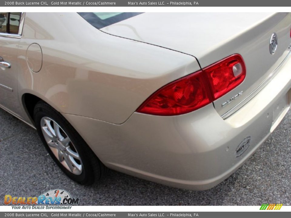 2008 Buick Lucerne CXL Gold Mist Metallic / Cocoa/Cashmere Photo #27