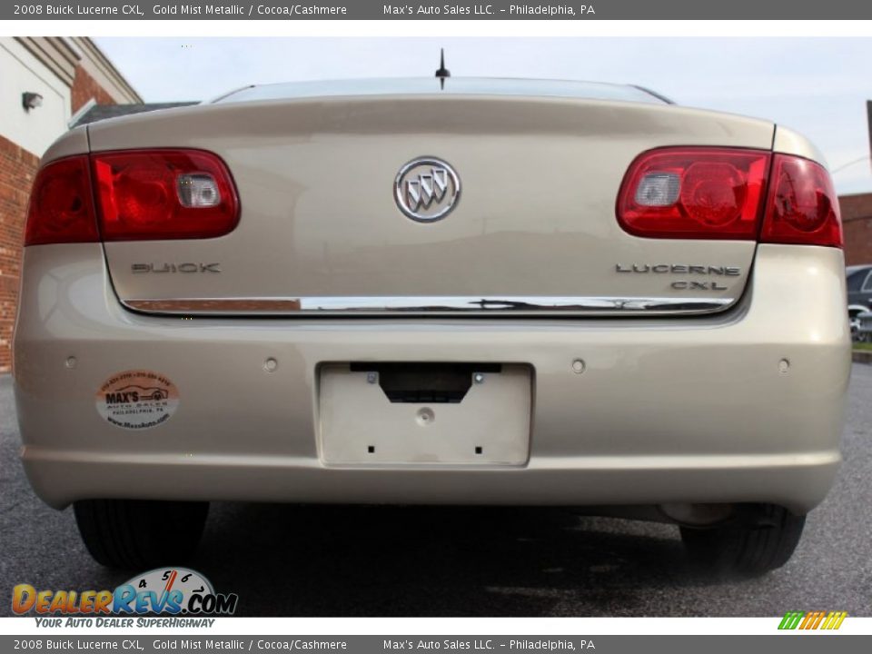 2008 Buick Lucerne CXL Gold Mist Metallic / Cocoa/Cashmere Photo #29