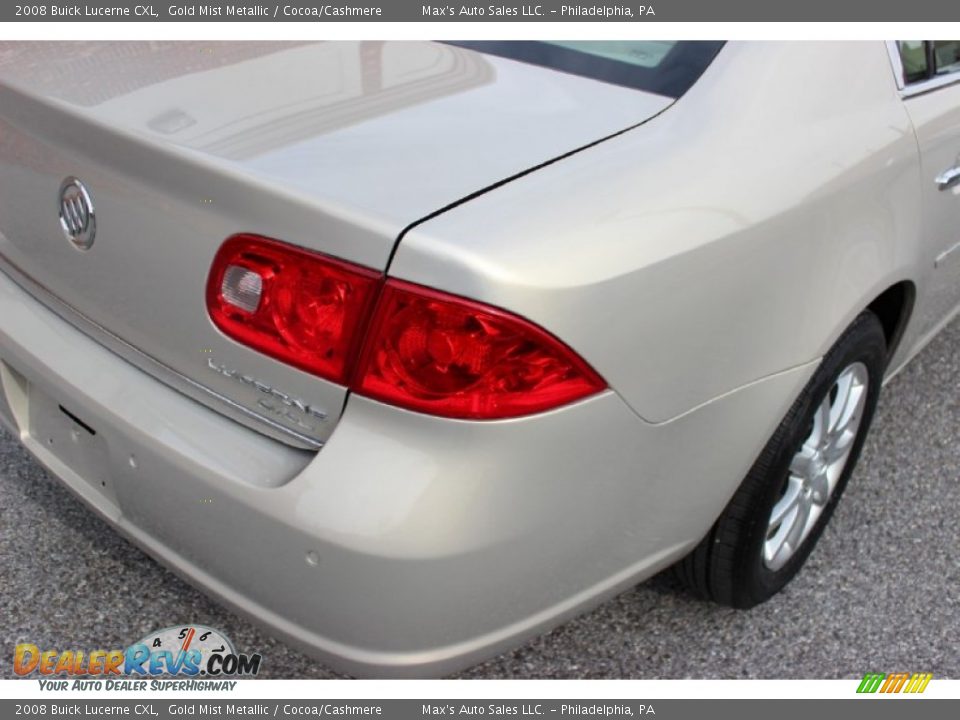 2008 Buick Lucerne CXL Gold Mist Metallic / Cocoa/Cashmere Photo #31