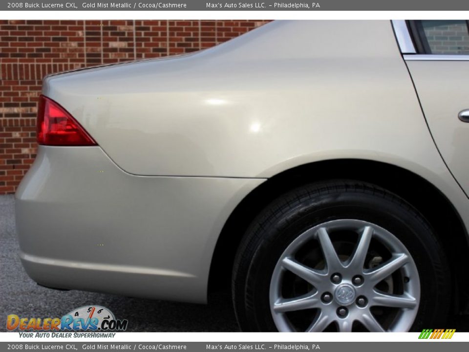 2008 Buick Lucerne CXL Gold Mist Metallic / Cocoa/Cashmere Photo #33