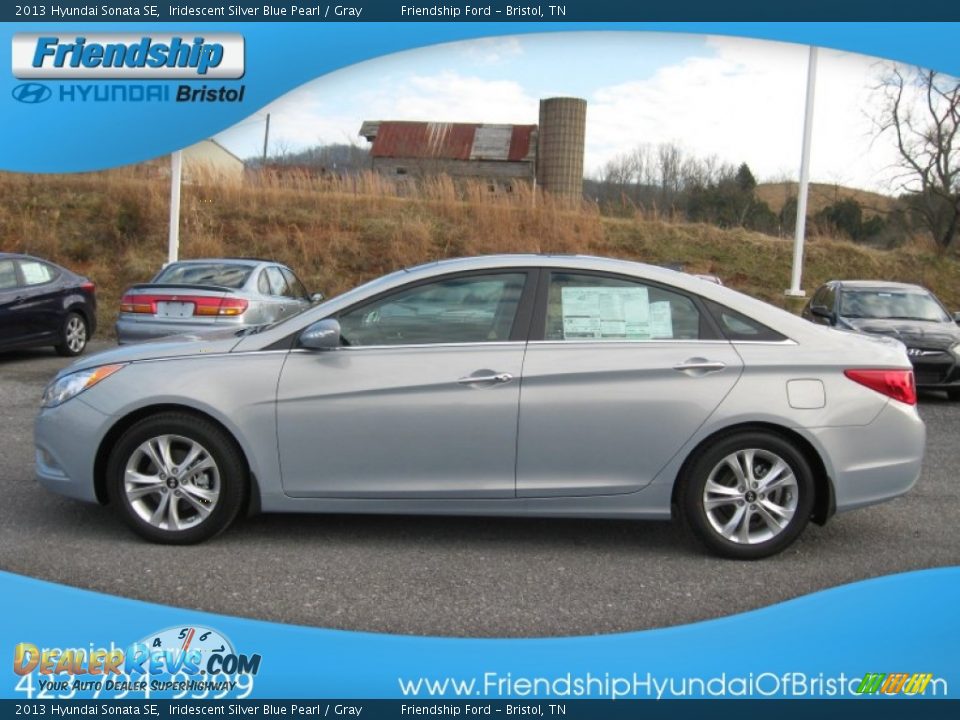 2013 Hyundai Sonata SE Iridescent Silver Blue Pearl / Gray Photo #2