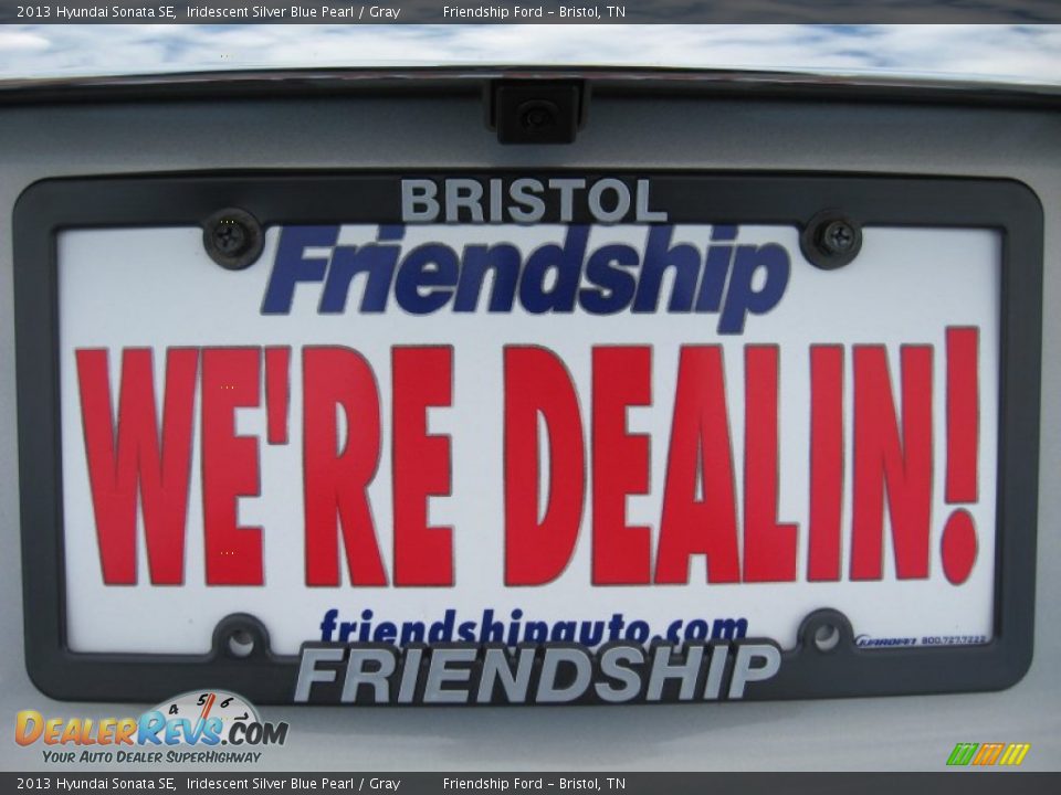 2013 Hyundai Sonata SE Iridescent Silver Blue Pearl / Gray Photo #13