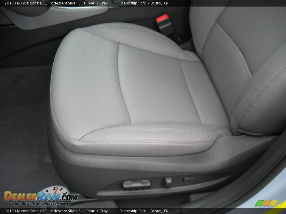 2013 Hyundai Sonata SE Iridescent Silver Blue Pearl / Gray Photo #15