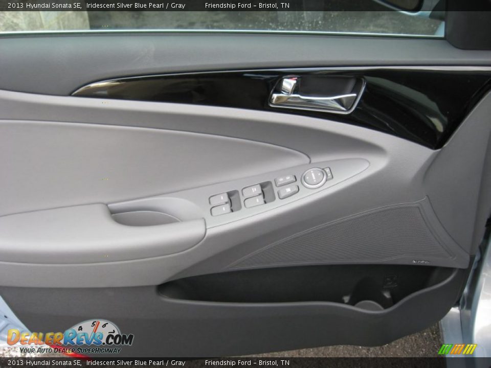2013 Hyundai Sonata SE Iridescent Silver Blue Pearl / Gray Photo #16