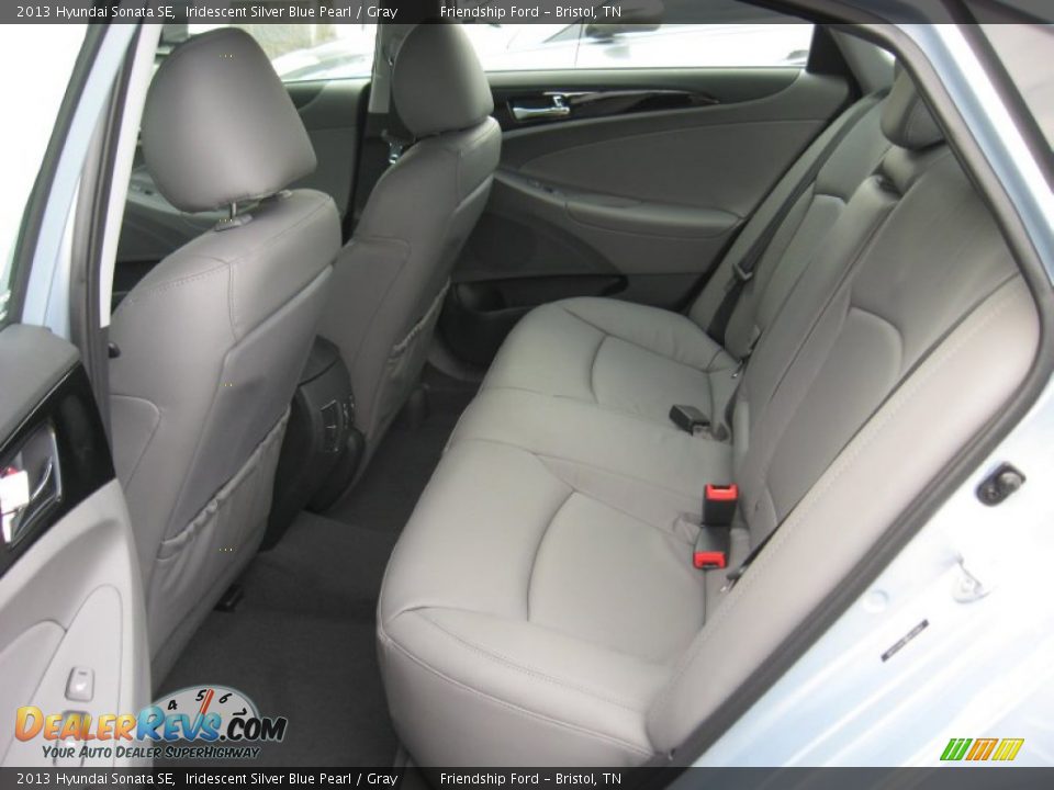 2013 Hyundai Sonata SE Iridescent Silver Blue Pearl / Gray Photo #17