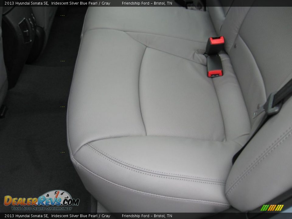 2013 Hyundai Sonata SE Iridescent Silver Blue Pearl / Gray Photo #18