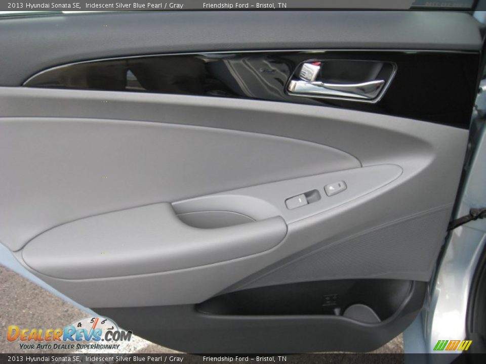 2013 Hyundai Sonata SE Iridescent Silver Blue Pearl / Gray Photo #19
