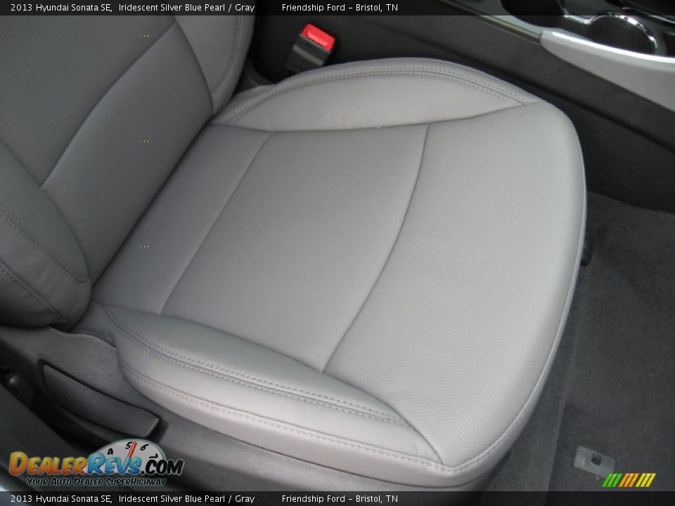 2013 Hyundai Sonata SE Iridescent Silver Blue Pearl / Gray Photo #21