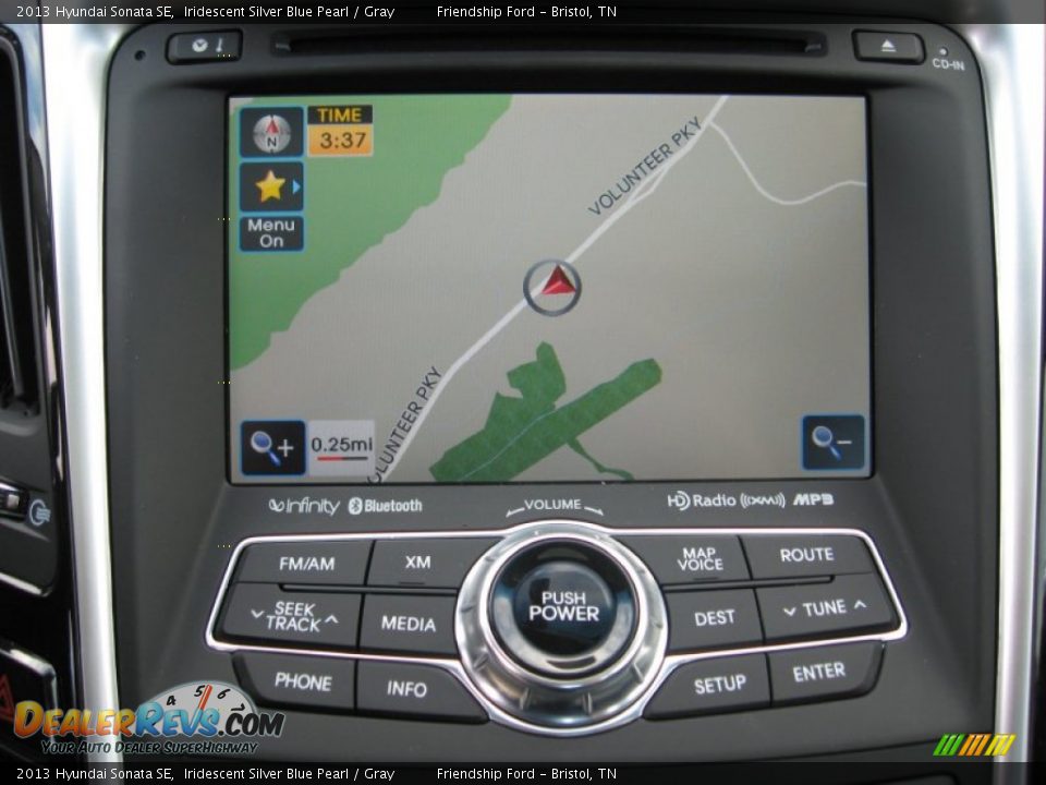 2013 Hyundai Sonata SE Iridescent Silver Blue Pearl / Gray Photo #28