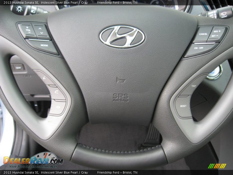 2013 Hyundai Sonata SE Iridescent Silver Blue Pearl / Gray Photo #32