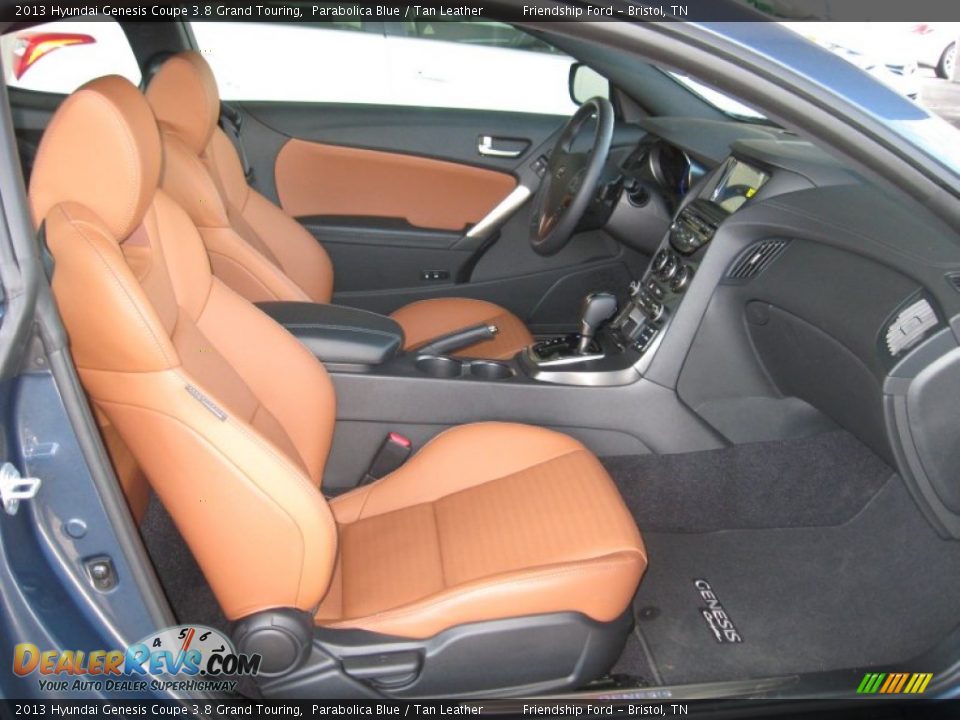 Front Seat of 2013 Hyundai Genesis Coupe 3.8 Grand Touring Photo #19
