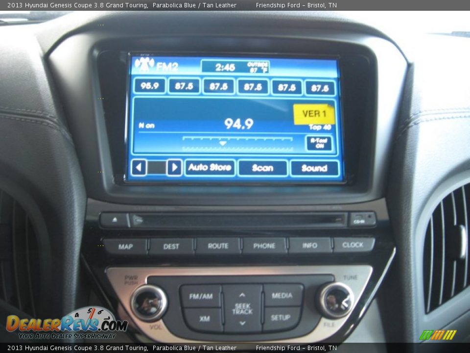 Audio System of 2013 Hyundai Genesis Coupe 3.8 Grand Touring Photo #24