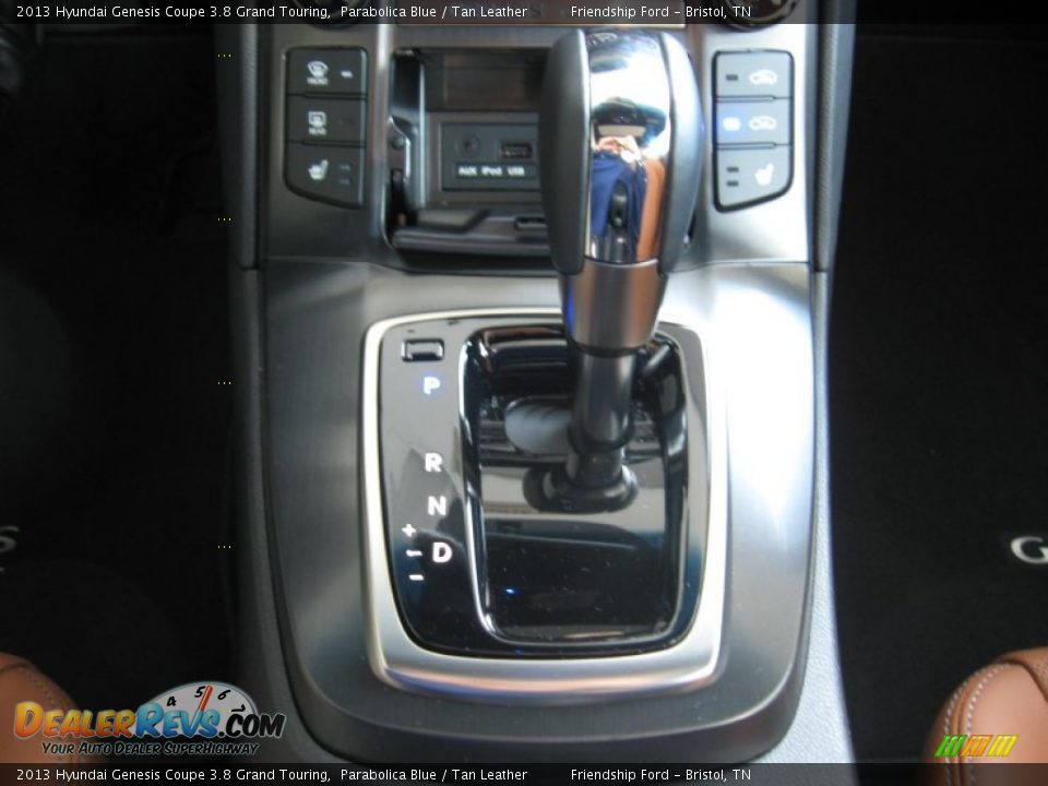 2013 Hyundai Genesis Coupe 3.8 Grand Touring Parabolica Blue / Tan Leather Photo #26