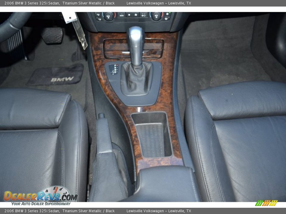 2006 BMW 3 Series 325i Sedan Titanium Silver Metallic / Black Photo #18