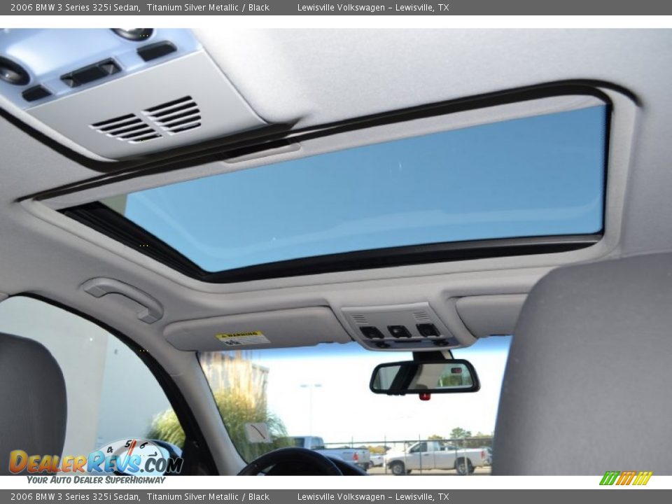 2006 BMW 3 Series 325i Sedan Titanium Silver Metallic / Black Photo #19