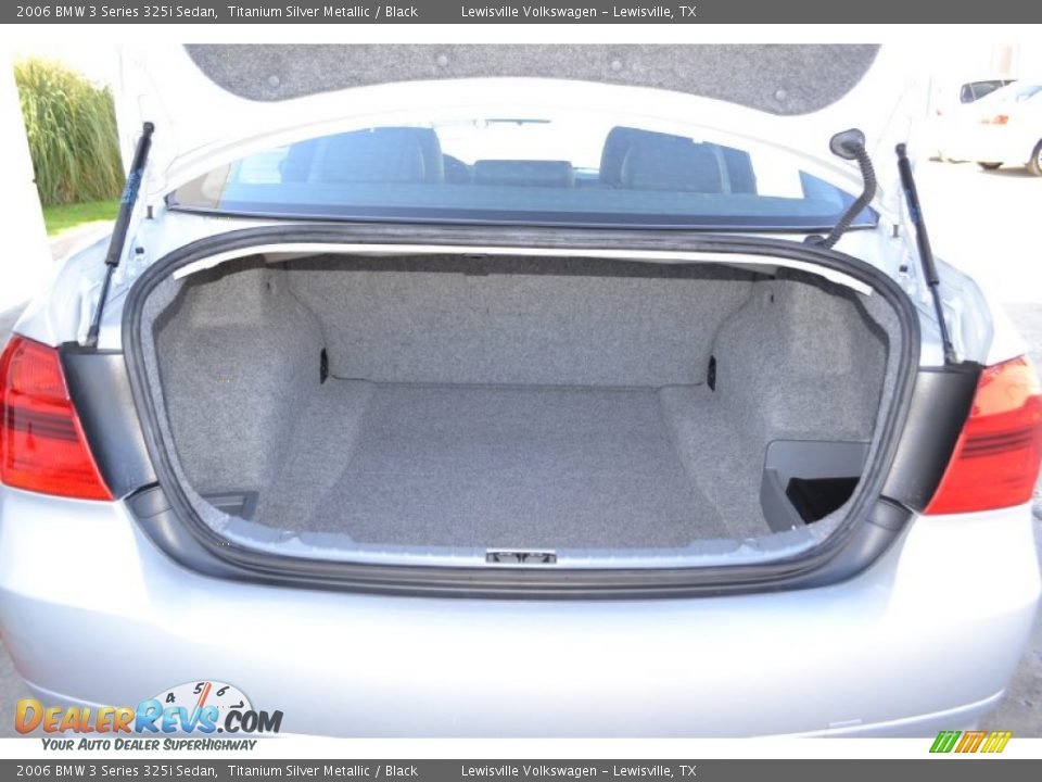 2006 BMW 3 Series 325i Sedan Titanium Silver Metallic / Black Photo #21