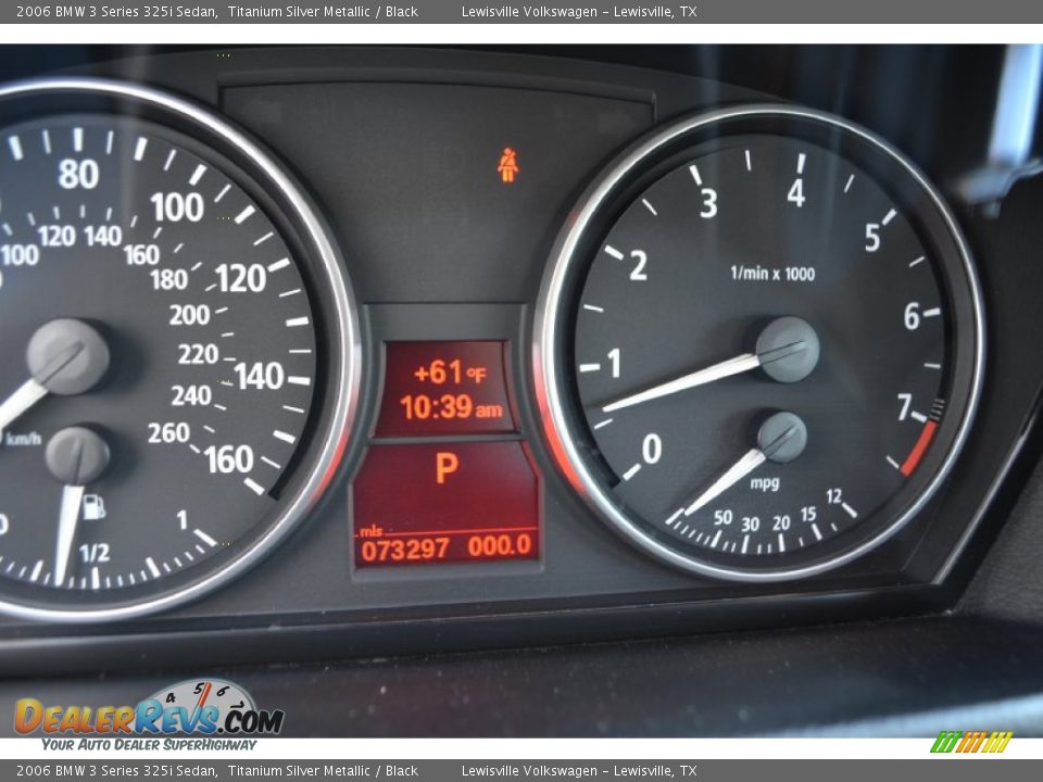 2006 BMW 3 Series 325i Sedan Titanium Silver Metallic / Black Photo #23