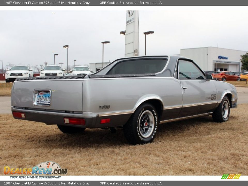 Silver Metallic 1987 Chevrolet El Camino SS Sport Photo #4