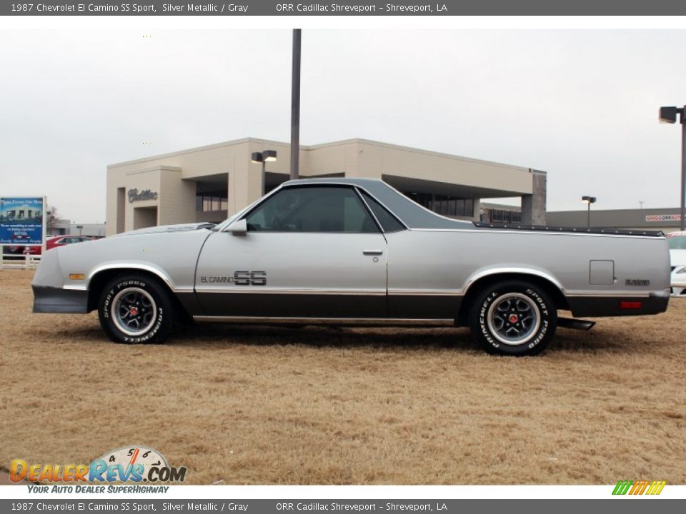 Silver Metallic 1987 Chevrolet El Camino SS Sport Photo #5