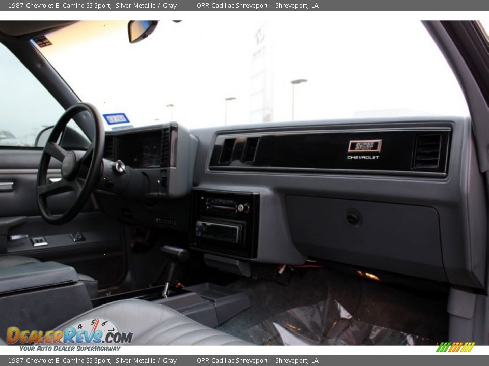 Gray Interior - 1987 Chevrolet El Camino SS Sport Photo #25