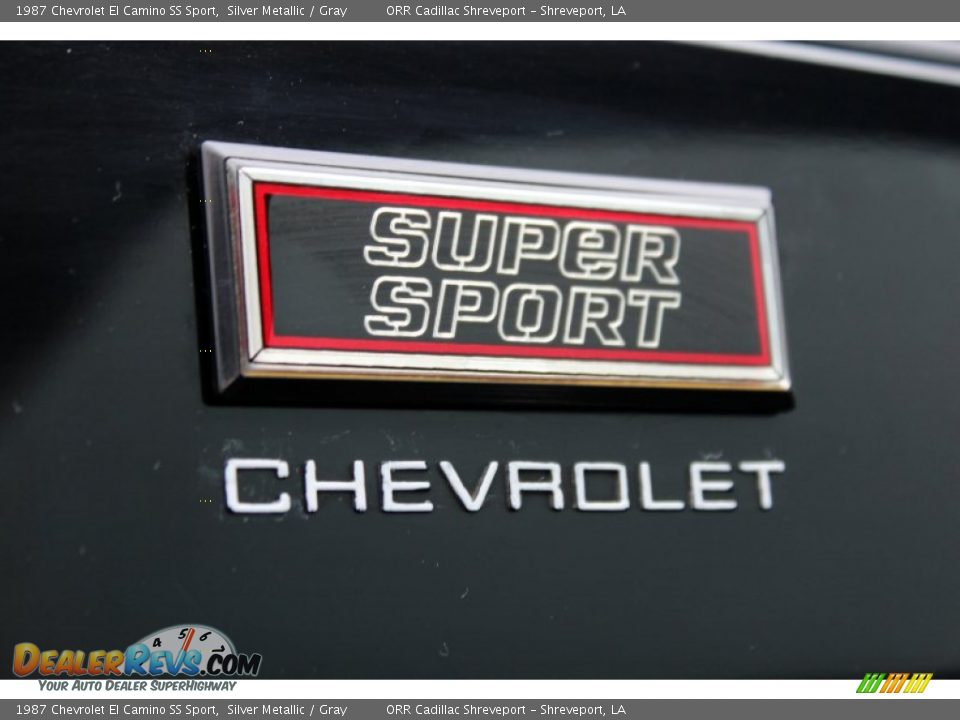 1987 Chevrolet El Camino SS Sport Logo Photo #26
