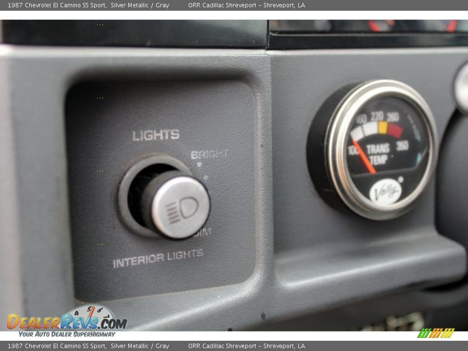 Controls of 1987 Chevrolet El Camino SS Sport Photo #27