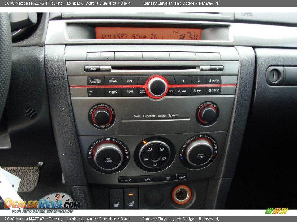 2008 Mazda MAZDA3 s Touring Hatchback Aurora Blue Mica / Black Photo #12