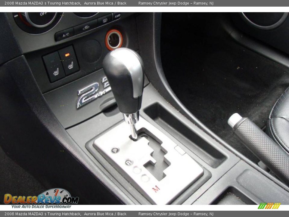 2008 Mazda MAZDA3 s Touring Hatchback Aurora Blue Mica / Black Photo #13